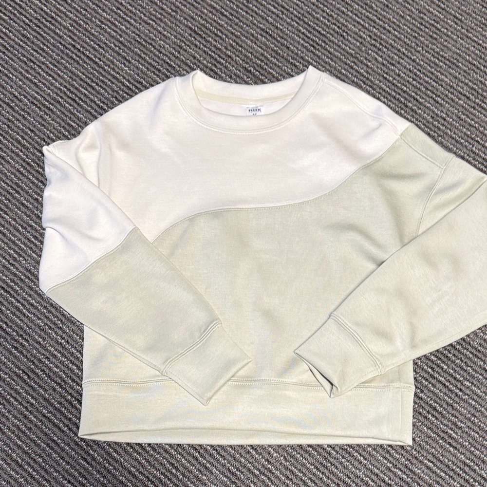 Cream and White Sweatshirt